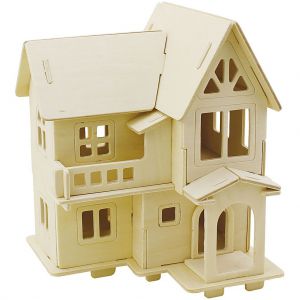 Puzzle 3D drewniane Creativ Domek 4